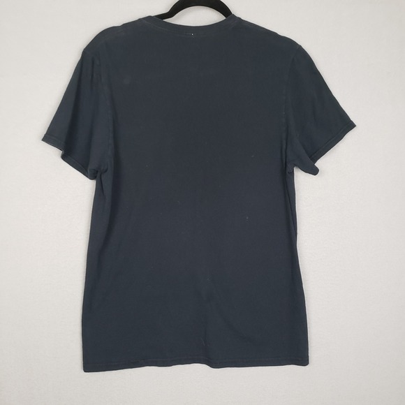 Essex Dry Goods Women's Size M Savage Rose Graphic Tee Shirt Black Grunge Edgy - Picture 6 of 7